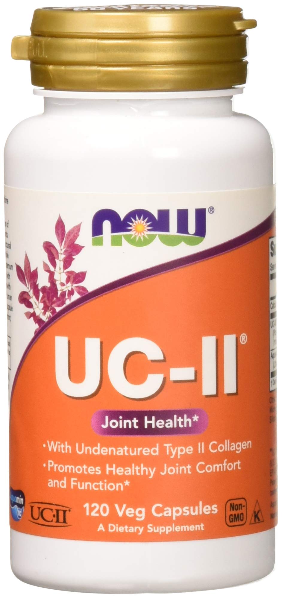 NOW Supplements UC-II Type II Collagen 120 Veg Capsules