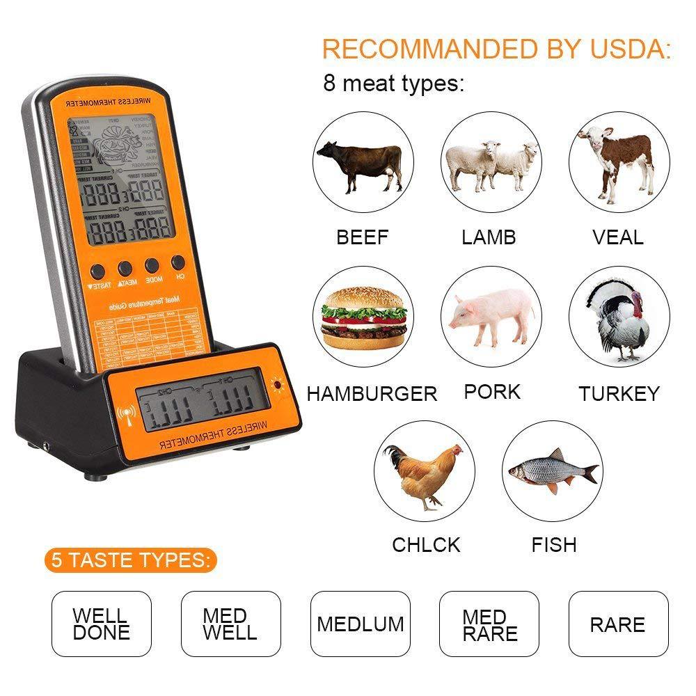 Wireless Dual Probe Electronic Thermometer