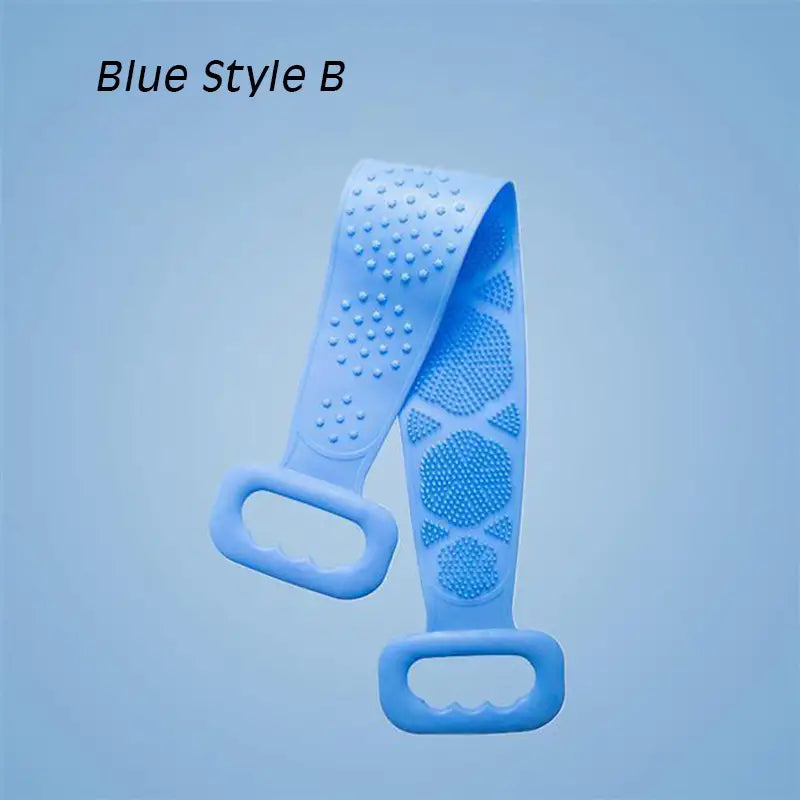 2pcs Silicone Bath Brush and Towel for Back Massage