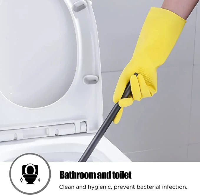 Yellow Household Latex Gloves