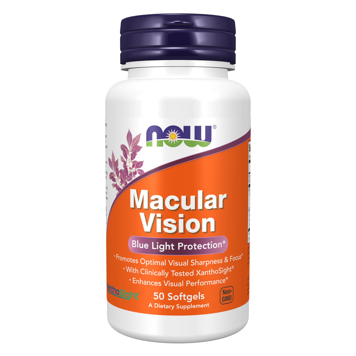 NOW Foods Supplements Macular Vision Softgel Eye Health Eye Support 50 Softgels
