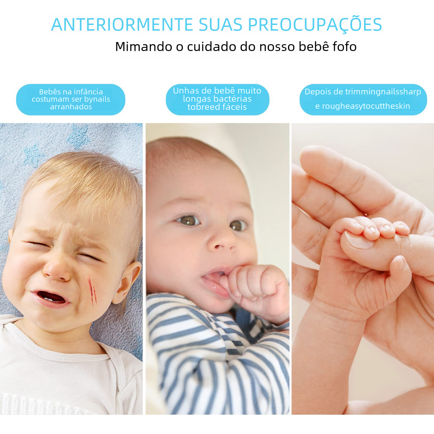 Electric Nail Trimmer for Infants - Multi-Functional Care
