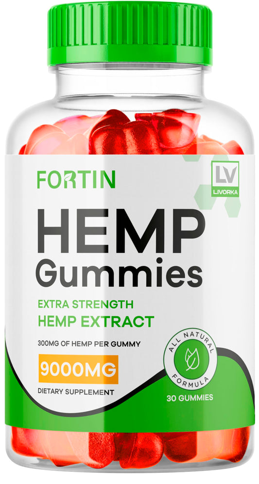 Fortin Hemp Gummies Fortin Gummies Advanced Formula 30 Gummies for 1 Month