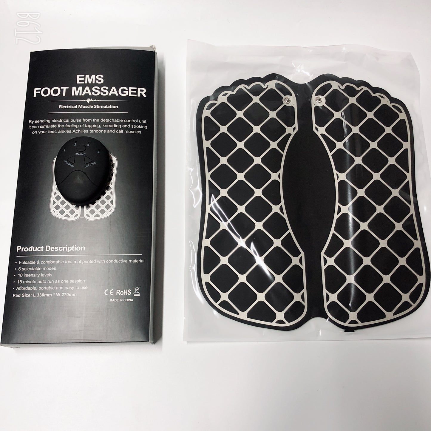 Electronic Pulse Foot Massager Mat for Relaxation