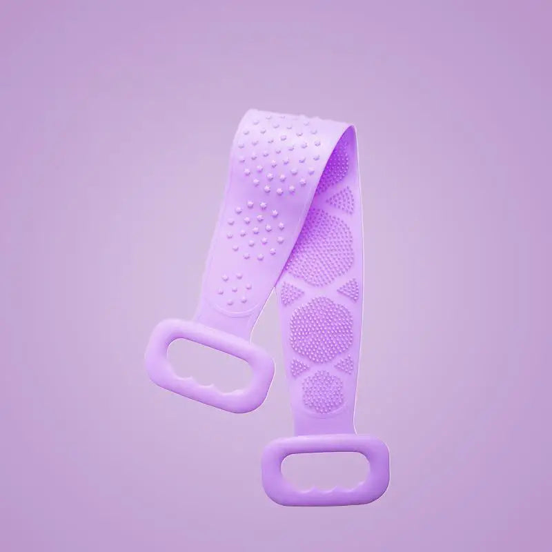 2pcs Silicone Bath Brush and Towel for Back Massage