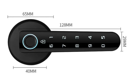 Indoor Split Electronic Fingerprint Door Lock