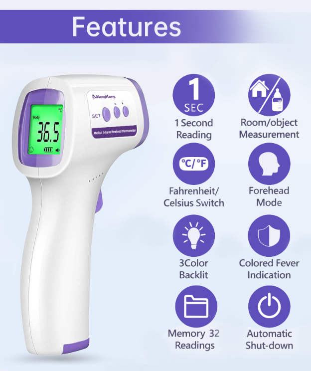 NX-2000 Infrared Electronic Thermometer Gun