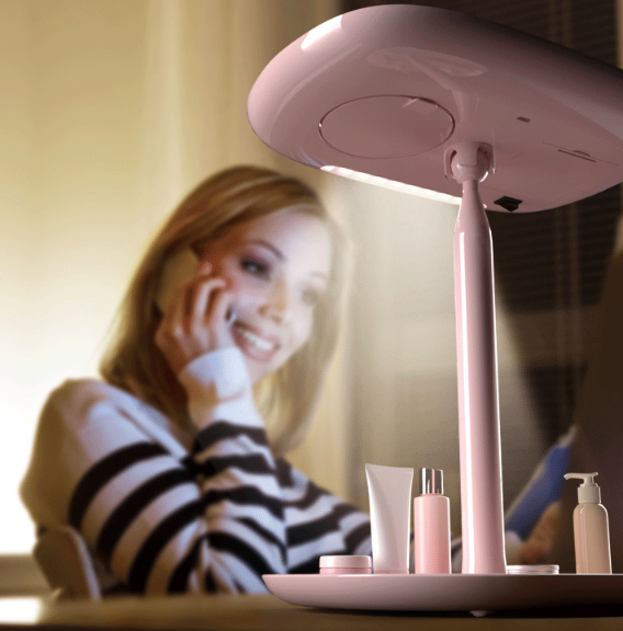 Smart LED Makeup Mirror with Lighting Features