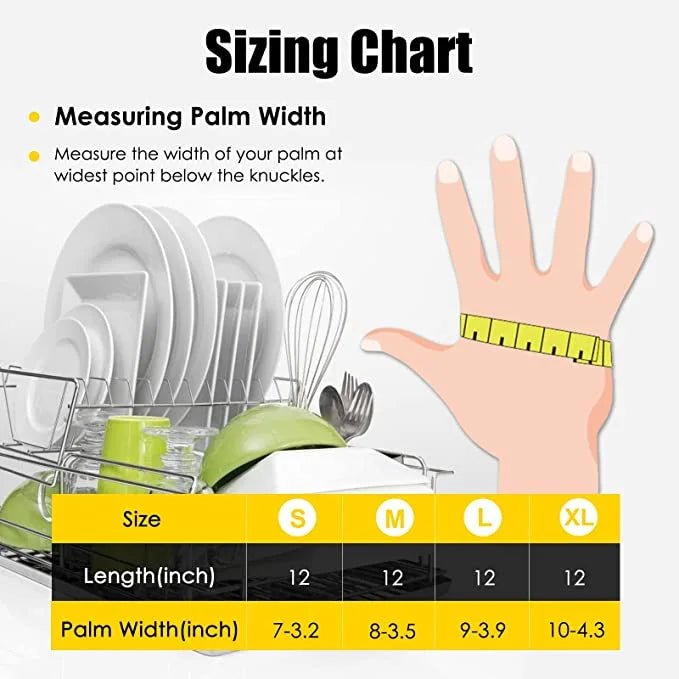 Yellow Household Latex Gloves
