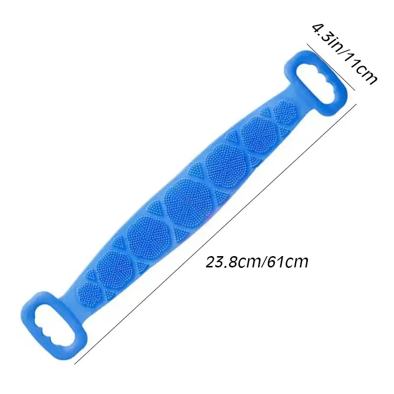 2pcs Silicone Bath Brush and Towel for Back Massage