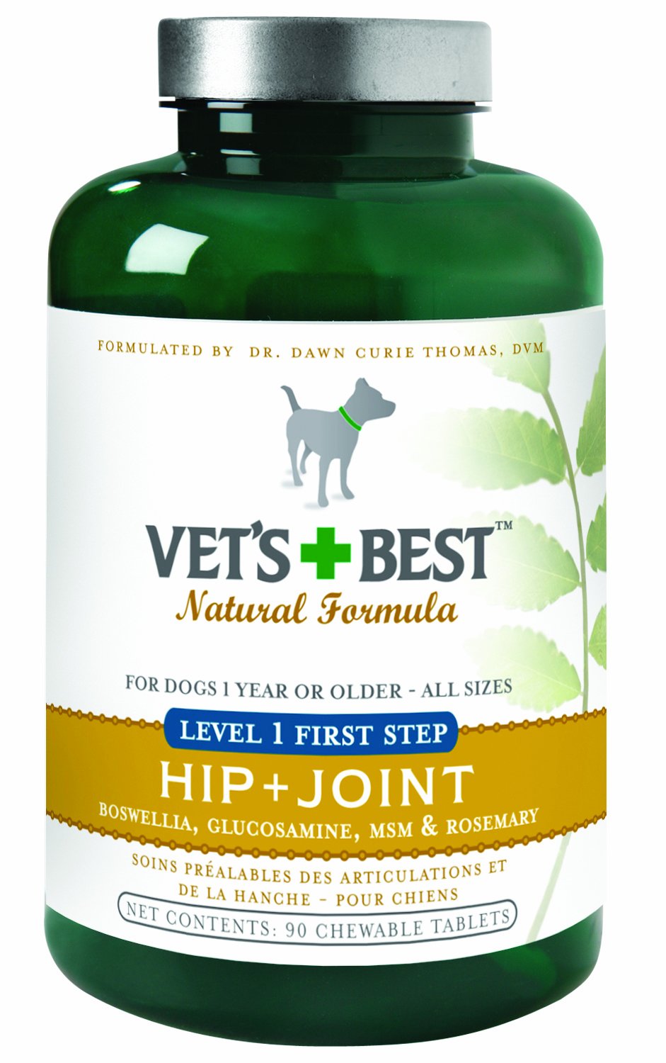 Vets Best Hip & Joint Dog Supplements 90 Chewable Tablets