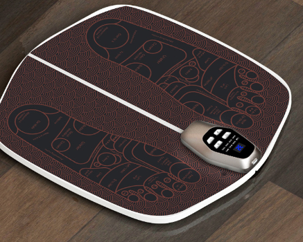 EMS Pulse Foot Massager with Microcurrent Therapy (One Unit)