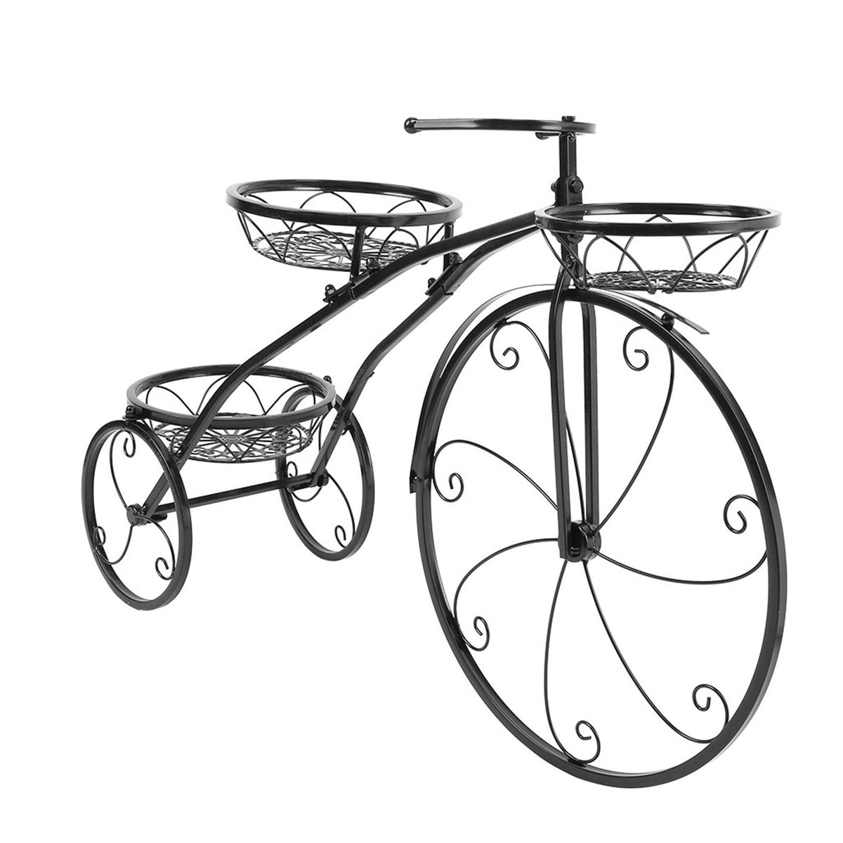 Tricycle Plant Stand for Home Garden and Patio